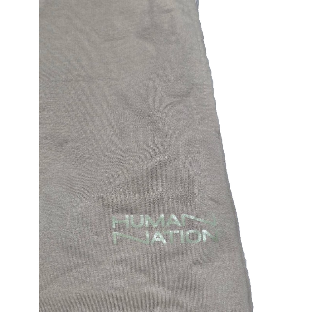 Human Nation drawstring organic cotton sweatpants fmen Khaki S/P A004649 - Picture 4 of 12
